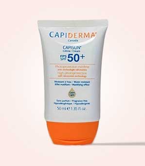 کرم-ضد-آفتاب-رنگی-SPF50-کپیدرما-capiderma-